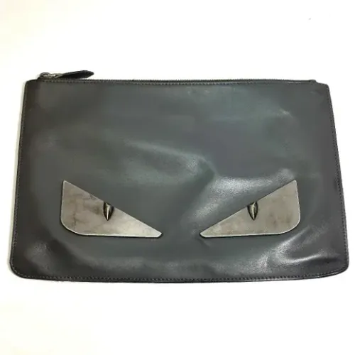 Pre-owned Leather fendi-bags , male, Sizes: ONE SIZE - Fendi Vintage - Modalova