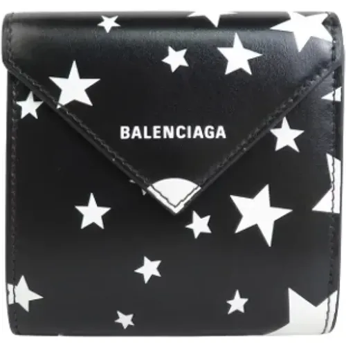 Pre-owned Leather wallets , female, Sizes: ONE SIZE - Balenciaga Vintage - Modalova