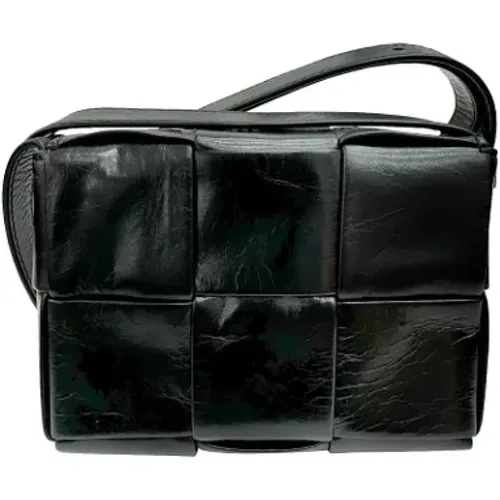 Pre-owned Leder schultertasche - Bottega Veneta Vintage - Modalova