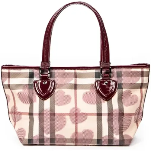 Pre-owned Coated canvas totes , female, Sizes: ONE SIZE - Burberry Vintage - Modalova