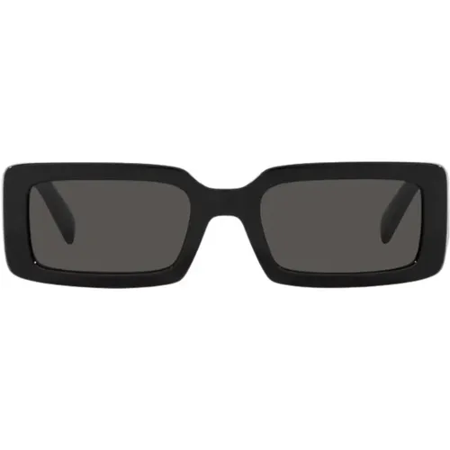 Sonnenbrille mit Geometrischem Design - Schwarz , Damen, Größe: ONE Size - Dolce & Gabbana - Modalova