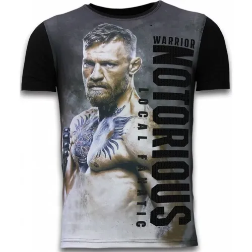 Conor Notorious Fighter Digital T-shirt , Herren, Größe: M - Local Fanatic - Modalova