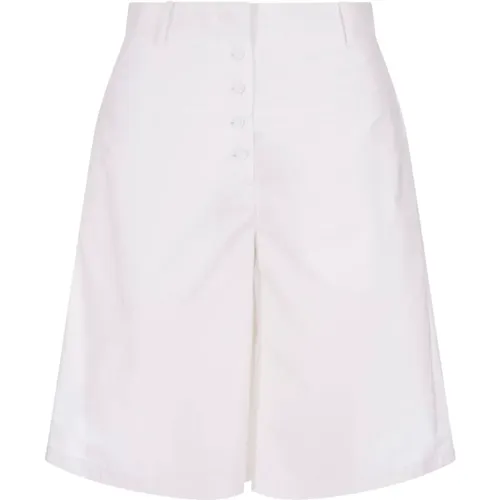 Cotton Bermuda Shorts , female, Sizes: 2XS, XS, S - Jil Sander - Modalova