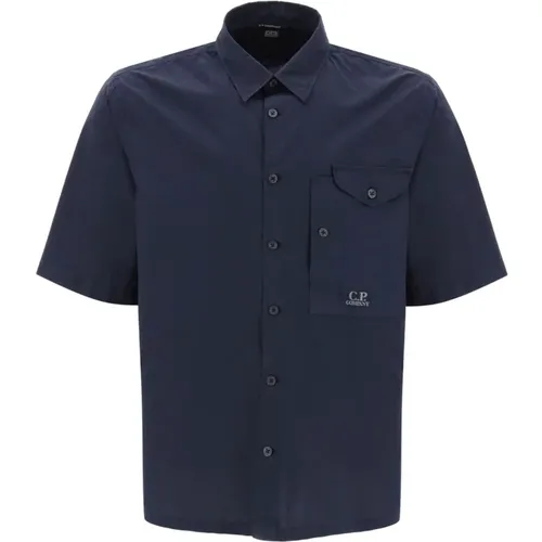 Short Sleeve Shirts , Herren, Größe: M - C.P. Company - Modalova