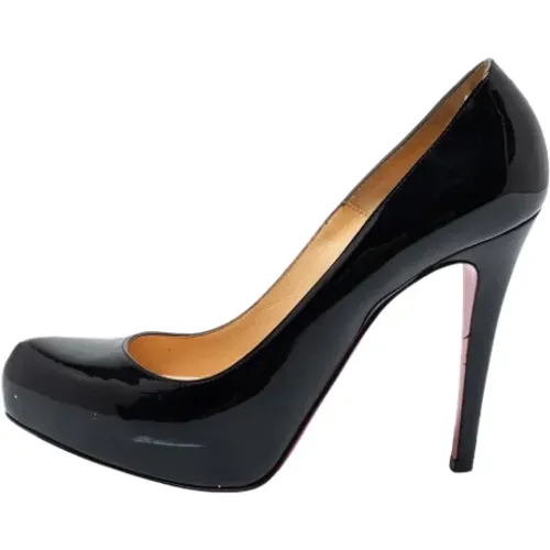 Pre-owned Leather heels , female, Sizes: 5 1/2 UK - Christian Louboutin Pre-owned - Modalova
