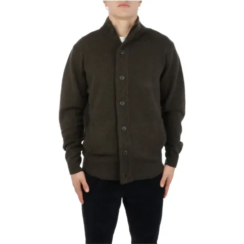 Stylish Zip Through Cardigan for Men , male, Sizes: S, M, 2XL, L, XL - Barbour - Modalova