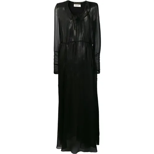 Dresses , female, Sizes: S - Saint Laurent - Modalova