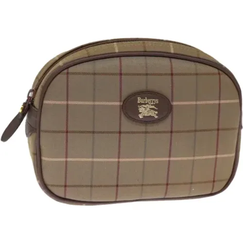 Pre-owned Canvas pouches , female, Sizes: ONE SIZE - Burberry Vintage - Modalova