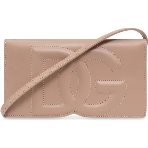 Befestigte Brieftasche , Damen, Größe: ONE Size - Dolce & Gabbana - Modalova