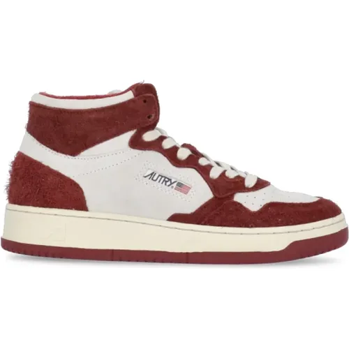 Bordeaux High Top Sneakers , female, Sizes: 4 UK - Autry - Modalova