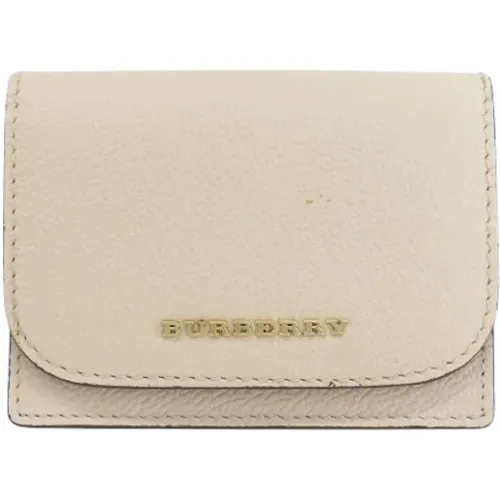 Pre-owned Leather wallets , female, Sizes: ONE SIZE - Burberry Vintage - Modalova