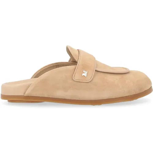 Wildleder Manly Sabot Schuhe , Damen, Größe: 38 EU - Max Mara - Modalova