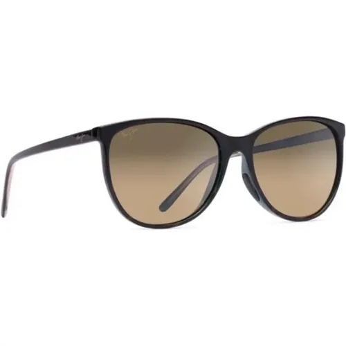 Stylish Ocean Sunglasses with Habana Frame , unisex, Sizes: 57 MM - Maui Jim - Modalova