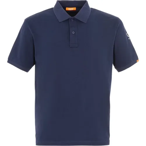 Stylisches Polo-Shirt für Männer , Herren, Größe: L - Suns - Modalova