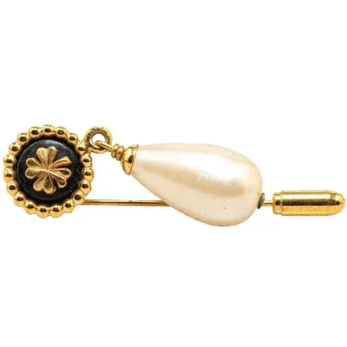 Pre-owned Plastic brooches , female, Sizes: ONE SIZE - Chanel Vintage - Modalova