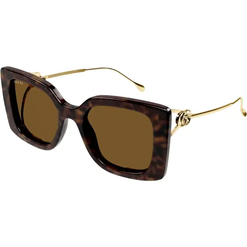 Gold/ Sunglasses Gg1567Sa , female, Sizes: 54 MM - Gucci - Modalova