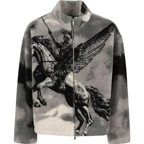 Multi Fleece Jacke,Bellerophon Fleecejacke mit Maskottchen-Print - REPRESENT - Modalova