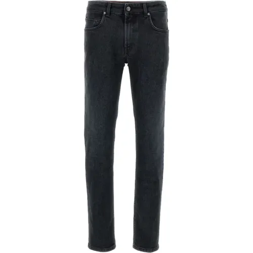 Stylish Denim Pants , male, Sizes: W33, W34 - Fay - Modalova