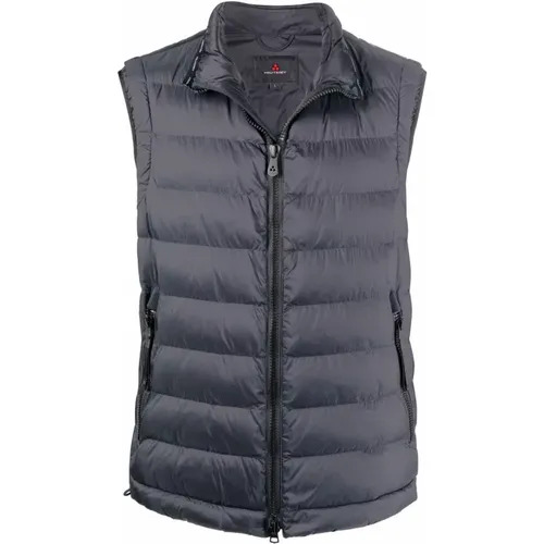 Quilted Sleeveless Vest with Semi-Transparent Design , male, Sizes: M, XL, 2XL, L - Peuterey - Modalova