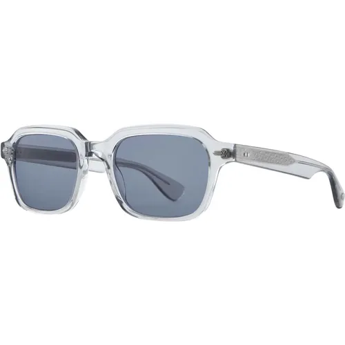 Classic Sunglasses in Llg/Grey Navy , unisex, Sizes: 49 MM - Garrett Leight - Modalova