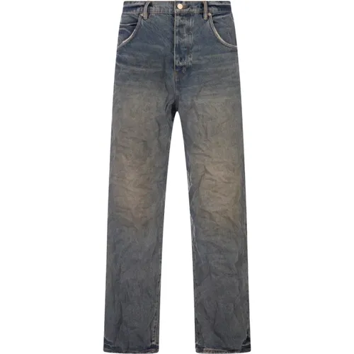 Vintage Wide Fit Jeans , male, Sizes: W30, W33, W34, W31 - Purple Brand - Modalova