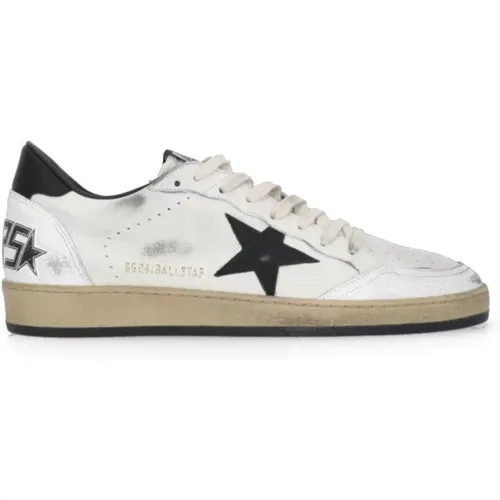 Weiße Ledersneakers mit Atmungsaktiven Details , Herren, Größe: 42 EU - Golden Goose - Modalova