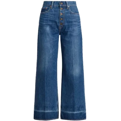Weite Bein Jeans - Trendig und vielseitig , Damen, Größe: W27 - Polo Ralph Lauren - Modalova