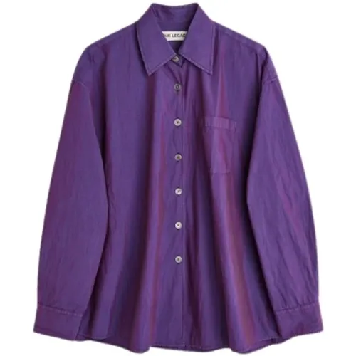 Borrowed Shirt Black Currant , female, Sizes: S, XS, M - Our Legacy - Modalova