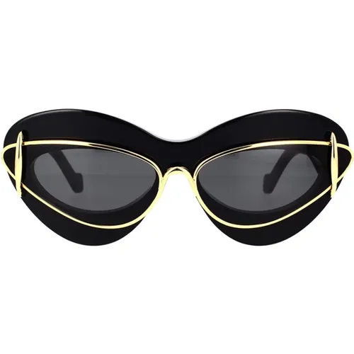 Cat-Eye Sunglasses with Double Frame , female, Sizes: 67 MM - Loewe - Modalova