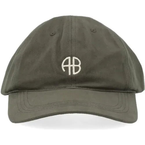 Dark Olive Baseball Cap , female, Sizes: ONE SIZE - Anine Bing - Modalova