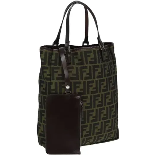 Pre-owned Canvas totes , female, Sizes: ONE SIZE - Fendi Vintage - Modalova