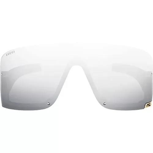 Graue Sonnenbrille für Frauen , Damen, Größe: ONE Size - Gucci - Modalova