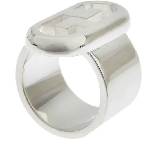 Pre-owned Silver Gucci Ring , female, Sizes: ONE SIZE - Gucci Vintage - Modalova