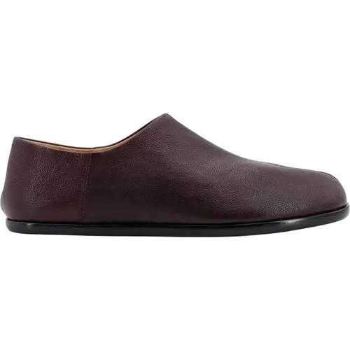 Braune Leder Loafer Schuhe - Maison Margiela - Modalova