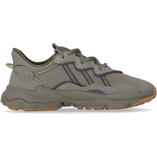 Grey Low Sneaker with Tubular Support , male, Sizes: 10 2/3 UK, 6 2/3 UK, 8 UK, 12 UK, 11 1/3 UK, 8 2/3 UK - Adidas - Modalova