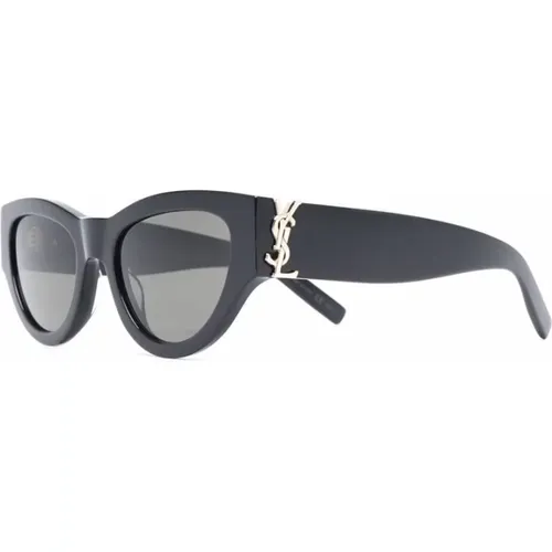 SL M94 001 Sunglasses , female, Sizes: 53 MM - Saint Laurent - Modalova