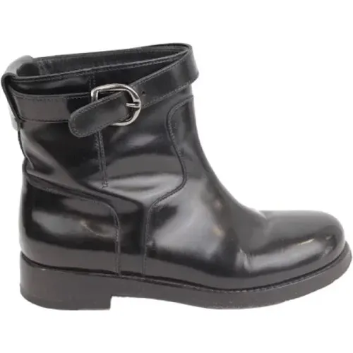 Pre-owned Leder boots - Dolce & Gabbana Pre-owned - Modalova