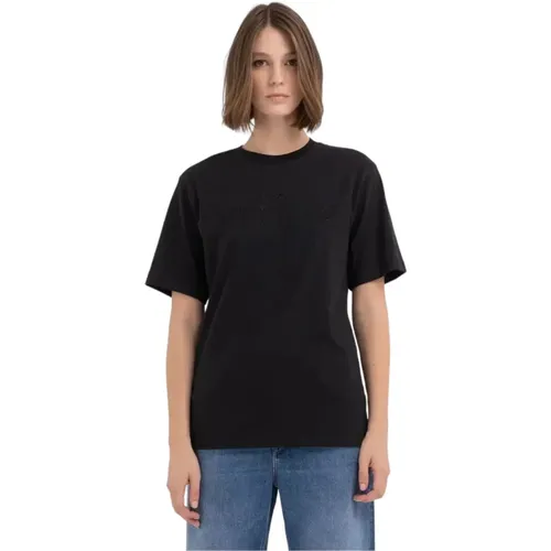 T-Shirts , female, Sizes: XS, M, S - Replay - Modalova