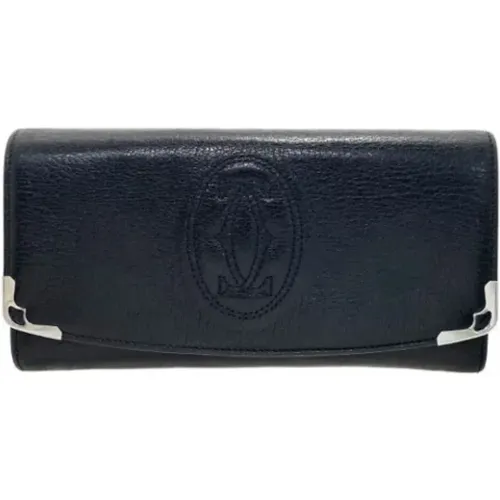 Pre-owned Leather wallets , female, Sizes: ONE SIZE - Cartier Vintage - Modalova