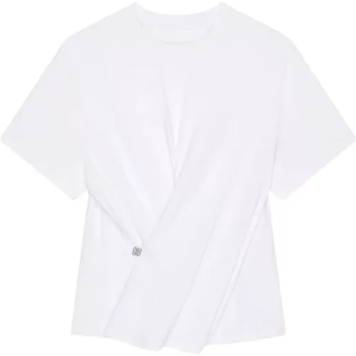 Stylisches Cross Over T-Shirt , Damen, Größe: M - Givenchy - Modalova