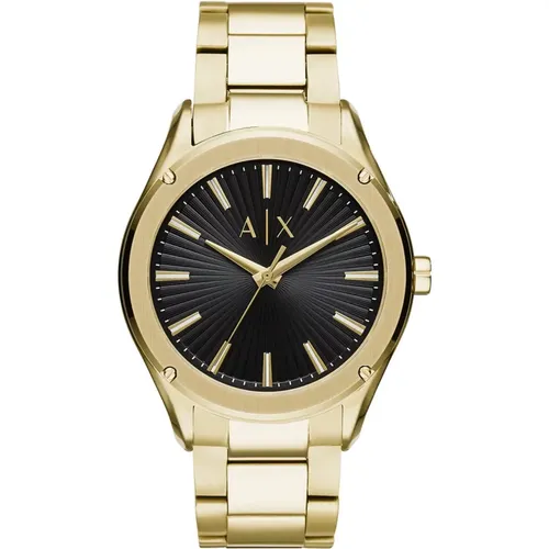 AEX Ax2801 Watch - Gold Stainless Steel , male, Sizes: ONE SIZE - Armani Exchange - Modalova