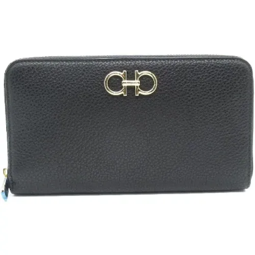 Pre-owned Leather wallets , female, Sizes: ONE SIZE - Salvatore Ferragamo Pre-owned - Modalova