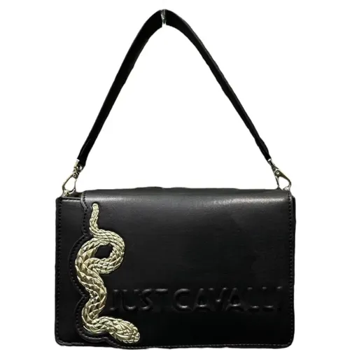 Saffiano Handbag with Chain Strap , female, Sizes: ONE SIZE - Just Cavalli - Modalova