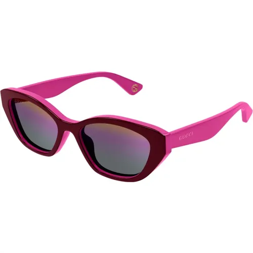 Rote Sonnenbrille, stilvoll und vielseitig , Damen, Größe: 54 MM - Gucci - Modalova