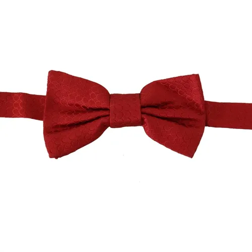 Elegante Rote Seidenfliege - Dolce & Gabbana - Modalova
