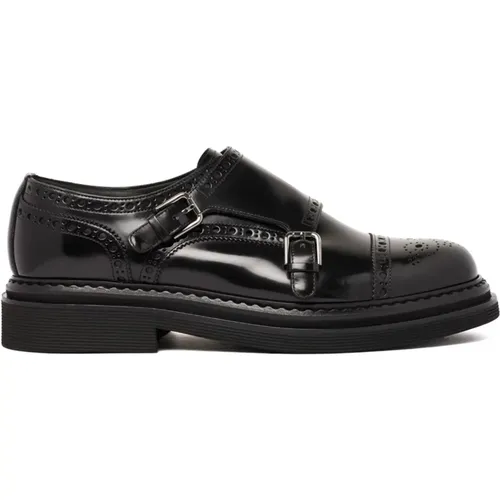 Flat Shoes Elegant Style , male, Sizes: 7 UK, 8 1/2 UK, 8 UK, 11 UK, 9 UK, 7 1/2 UK, 10 UK - Dolce & Gabbana - Modalova