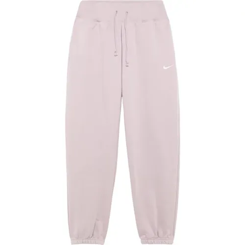 Gemütliche Fleece Sweatpants , Damen, Größe: M - Nike - Modalova