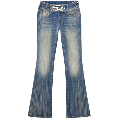 Gerades Jeans , Damen, Größe: W25 - Diesel - Modalova