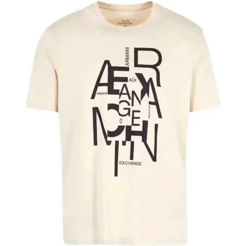 Basic Tee Shirt Casual Style , male, Sizes: XS - Armani Exchange - Modalova