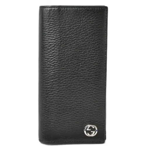 Pre-owned Leather wallets , male, Sizes: ONE SIZE - Gucci Vintage - Modalova